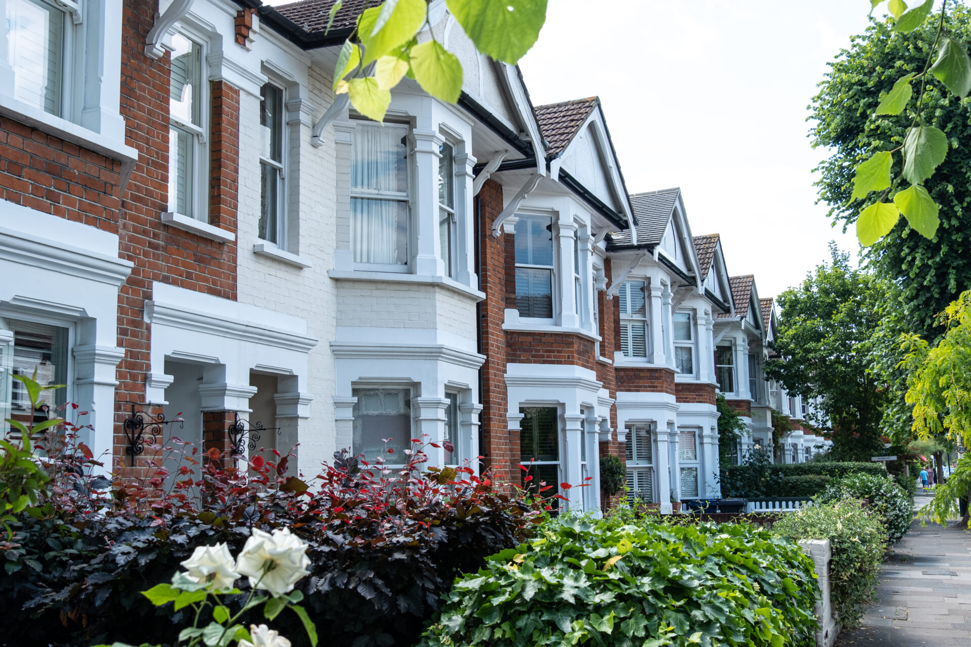 Row of attractive terraced homes representing Tilehurst rental yield and buy-to-let demand across RG30 and RG31.